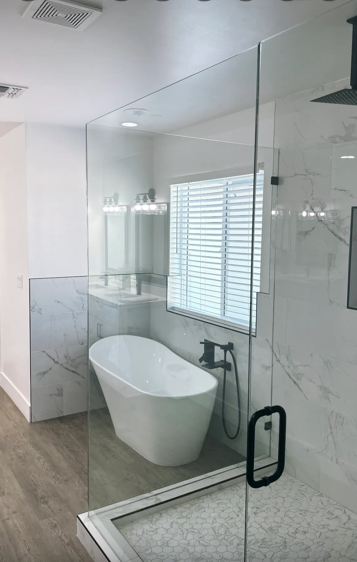 Accessible spa bathroom
